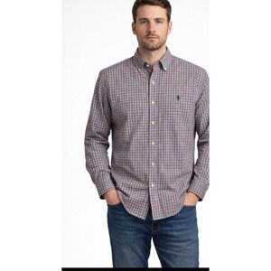 Polo Ralph Lauren Men's‎ Plaid Button Down Shirt Stretch Cotton Long Sleeve XL